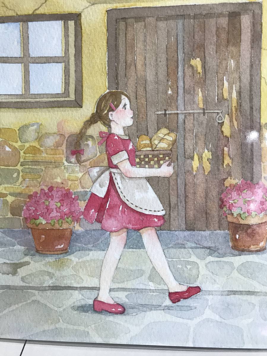 パン屋さんの女の子手書きイラスト 手描きイラスト 売買されたオークション情報 Yahooの商品情報をアーカイブ公開 オークファン Aucfan Com