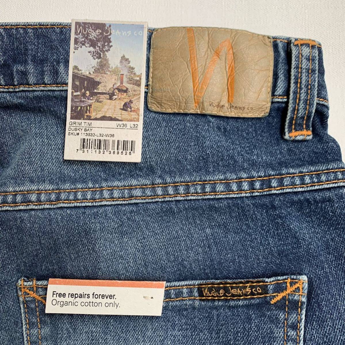 新品 2021SS Nudie Jeans ヌーディージーンズ Grim Tim Dusky Bay  