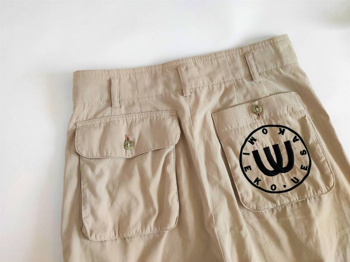 MU SPORTS ミエコウエサコ MIEKO UESAKO ブランドロゴ刺繍 ゴルフ