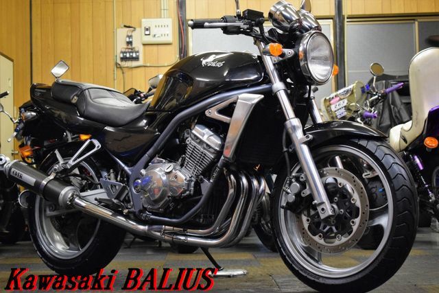 得価，定番 Kawasaki バリオス ZR250A 1994年 A4 OVERカーボンフルエキ