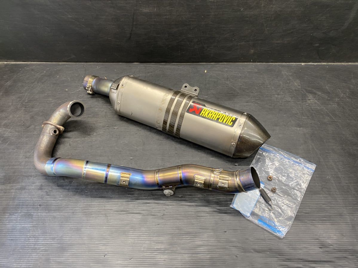 KTM 690SMC R アクラポビッチ製フルエキゾーストマフラー AKRAPOVIC 