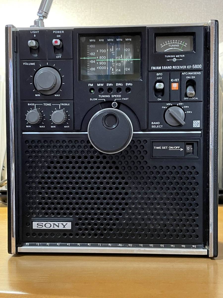 ☆ SONY ソニー スカイセンサー ICF-5800 BCLラジオ (動作品:難あり ☆ SONY ソニー スカイセンサー ICF-5800 BCLラジオ (動作品:難あり