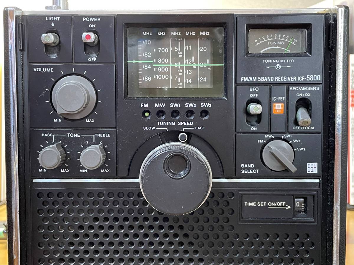 ☆ SONY ソニー スカイセンサー ICF-5800 BCLラジオ (動作品:難あり ☆ SONY ソニー スカイセンサー ICF-5800 BCLラジオ (動作品:難あり