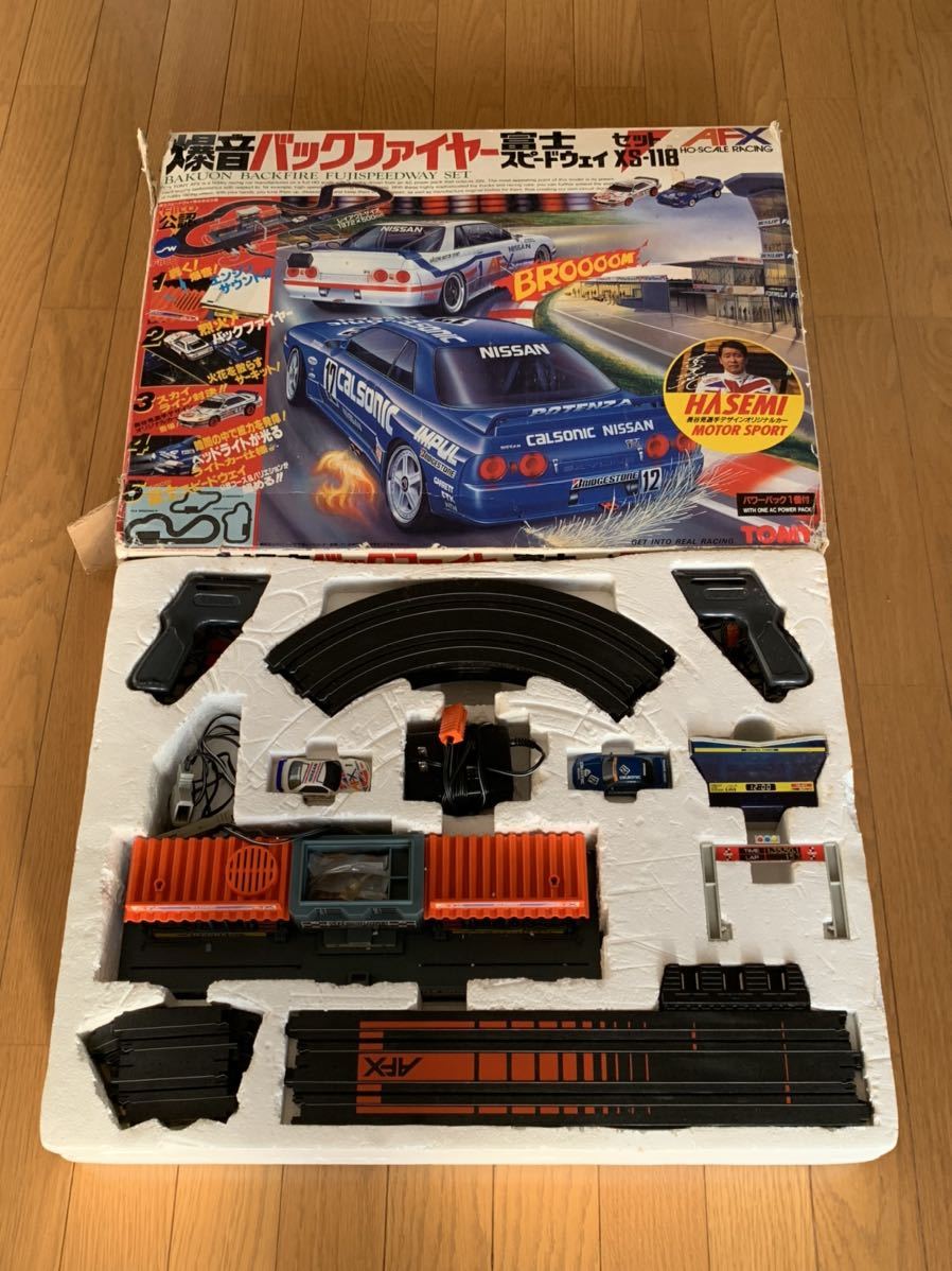 TOMY AFX 爆音バックファイヤー 富士スピードウェイ XS-118セット TOMY 爆音バックファイヤー 富士スピードウェイ セット AFX XS-118