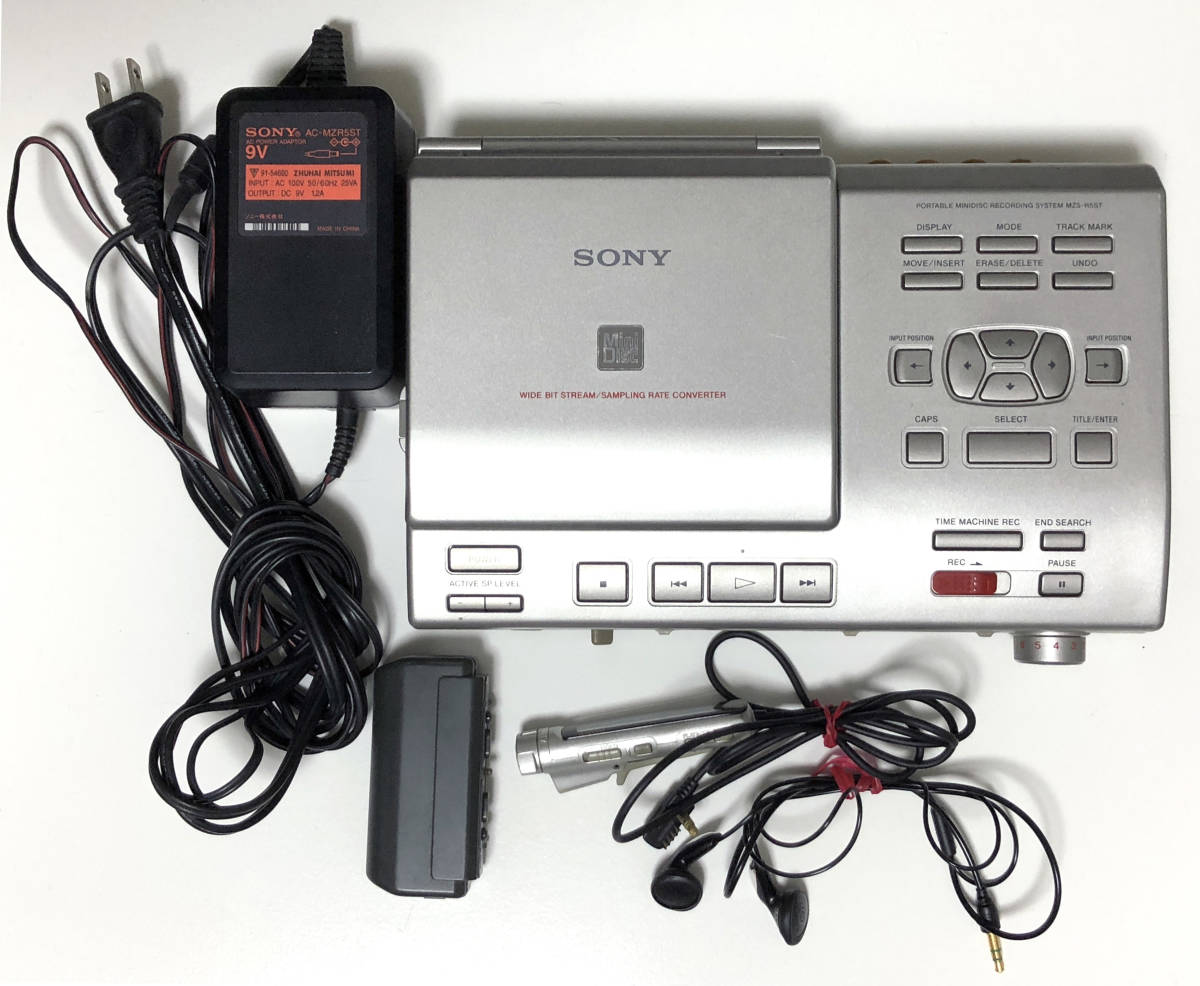 SONY MDポータブルレコーダーシステム MZ-R4ST & SHOP BASE by