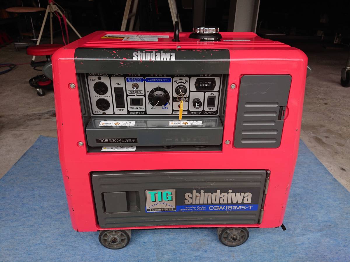 新作入荷，高品質 ☆新ダイワ エンジン溶接機 EGW181MS－T 稼働時間 