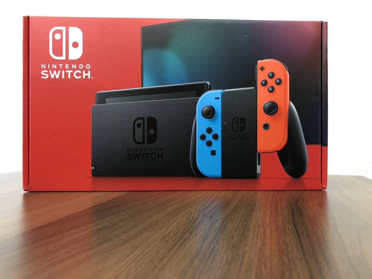 12月8日購入 新品未開封ニンテンドースイッチ本体ネオンカブルー(R