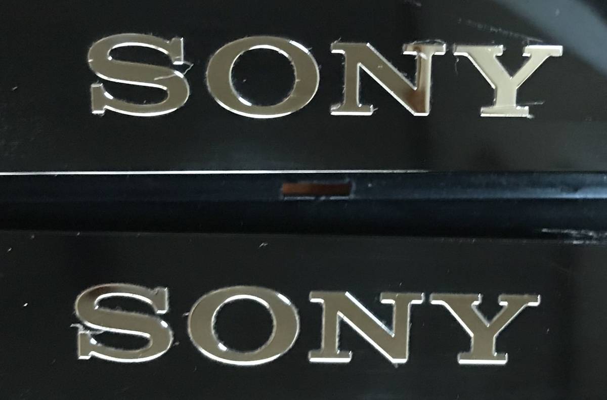 ソニーブラビア SONY BRAVIA ベゼル部SONYロゴ SONYマーク SONYステッカー SONYエンブレム 1セットの出品 送料 ...
