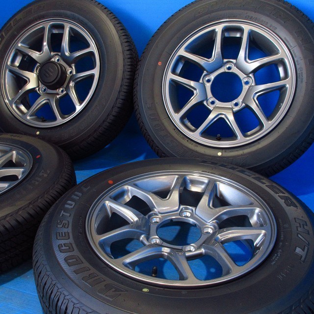 極上品 アルミタイヤ4本SET SUZUKI スズキ JB64ジムニー純正 新車外し