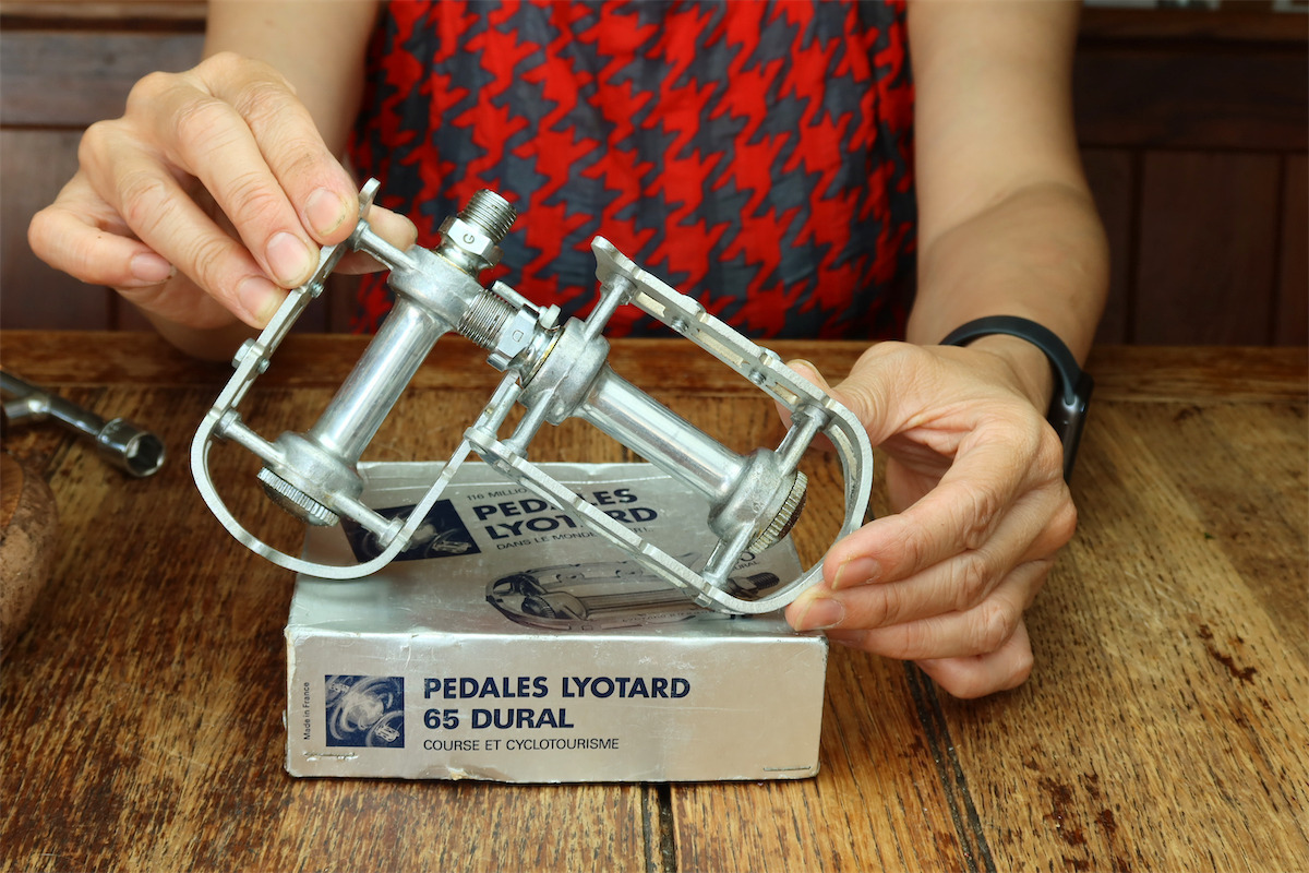 Pédales Lyotard Alu Vintage 1950 – Vélo Collection – Cyclotourisme – Occasion