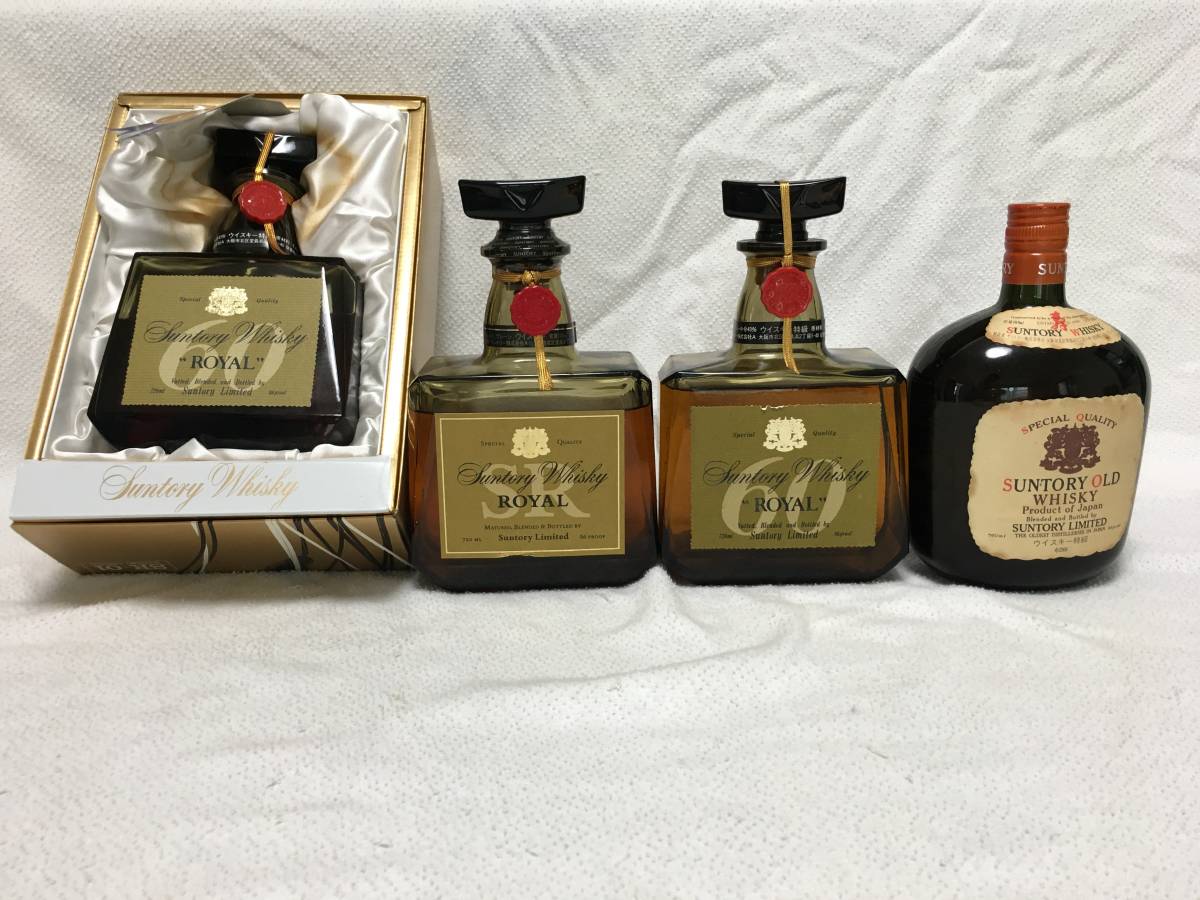 新品未開封　サントリーローヤル 10本セット 未開栓 古酒 SUNTORY ROYAL サントリー ウイスキー ローヤル 60ラベル