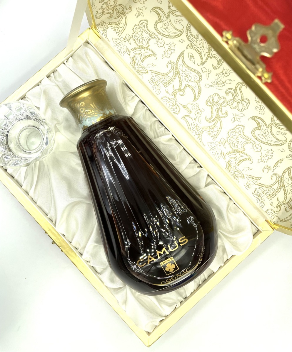 未開栓]カミュ ブランデー コニャック バカラグラス CAMUS BRANDY