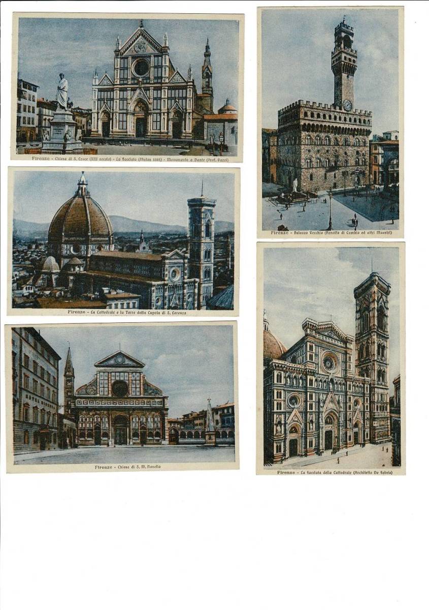 古いポストカード フィレンツェの古い建物 イタリア 外国製 5枚まとめて R 3 絵はがき ポストカード 売買されたオークション情報 Yahooの商品情報をアーカイブ公開 オークファン Aucfan Com