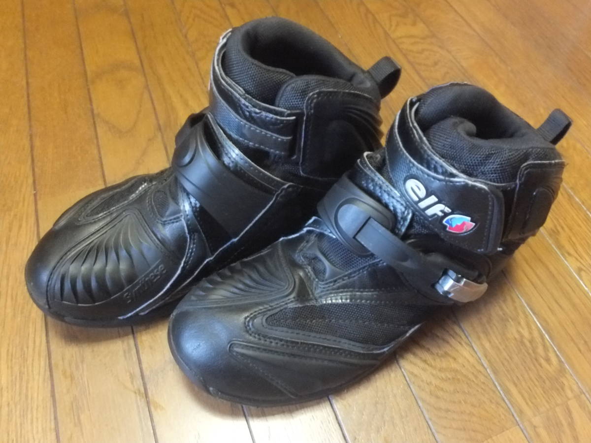 elf エルフ synthese14 シンテーゼ14 防水 シューズ ブラック 黒 27.0cm 中古です。_2