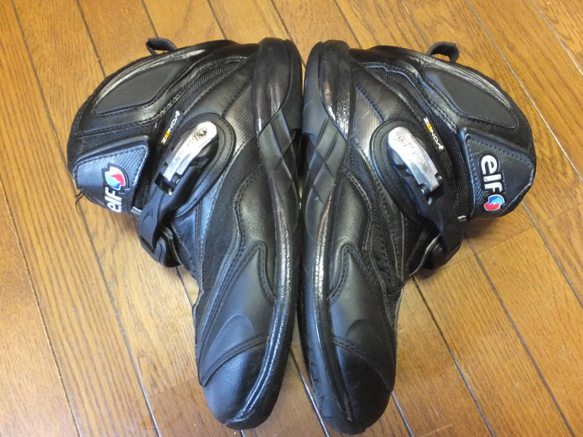 elf エルフ synthese14 シンテーゼ14 防水 シューズ ブラック 黒 27.0cm 中古です。_5