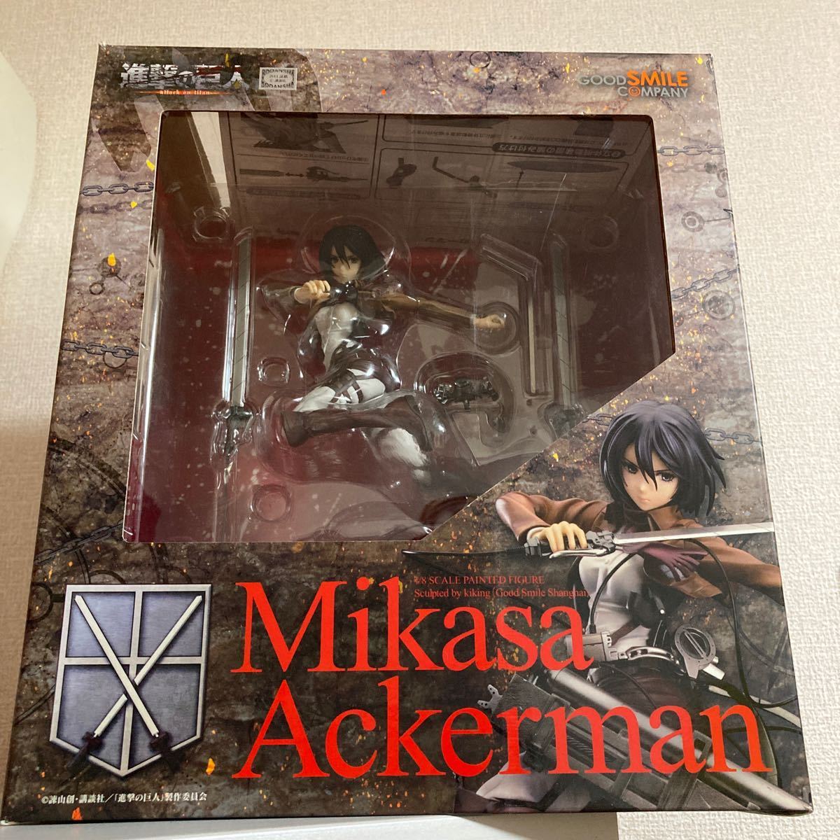 美品】進撃の巨人 ミカサ・アッカーマン フィギュア グッドスマイル 