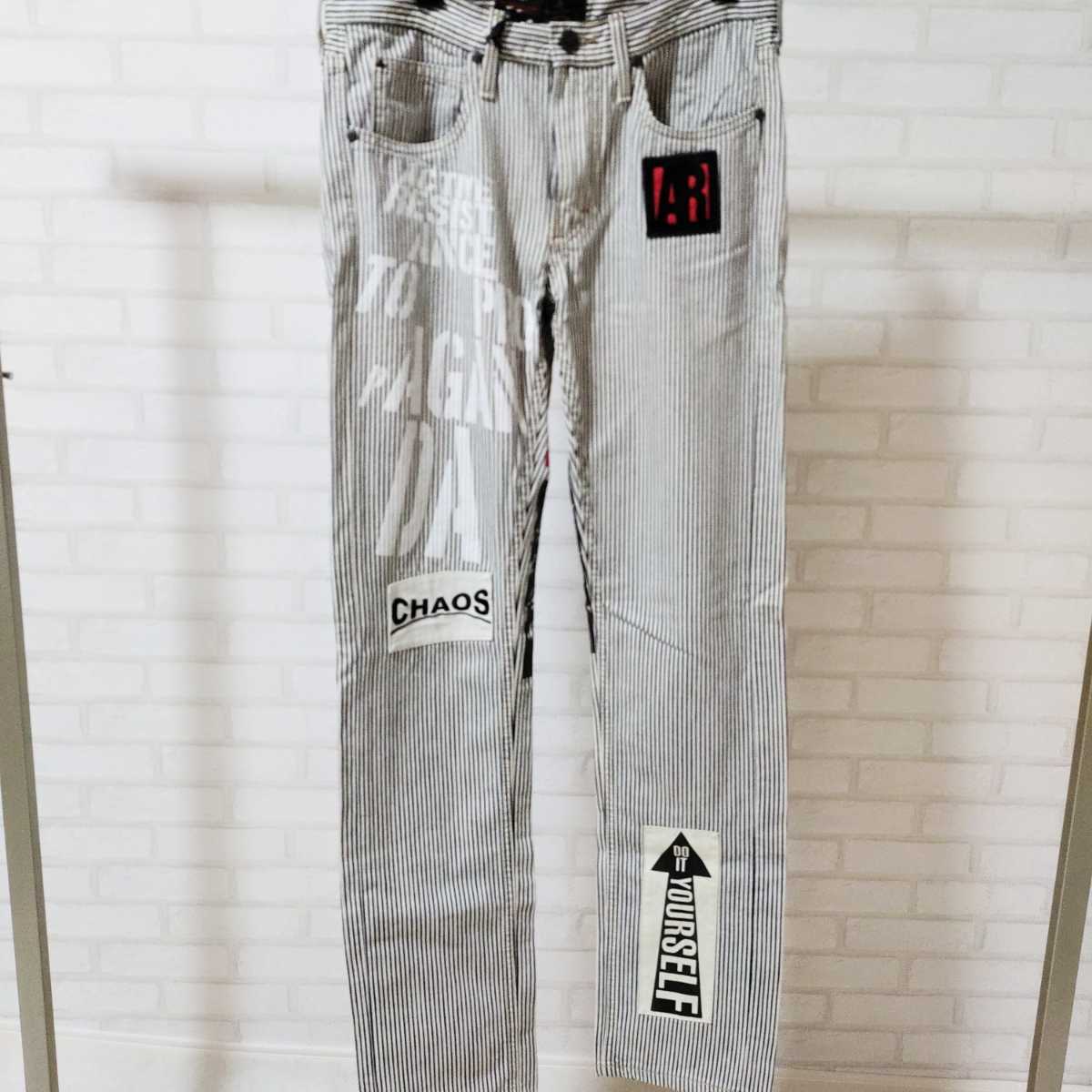 未使用 コラボ ヴィヴィアンウエストウッド LEE パンツ メンズ 