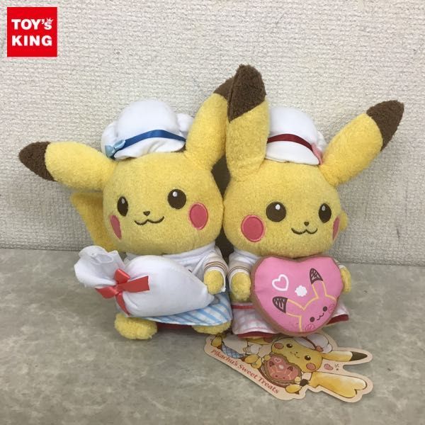 1円 ポケモン ペアピカチュウ スイート トリート Pikachu S Sweet Treats ぬいぐるみ コミック アニメグッズ 売買されたオークション情報 Yahooの商品情報をアーカイブ公開 オークファン Aucfan Com