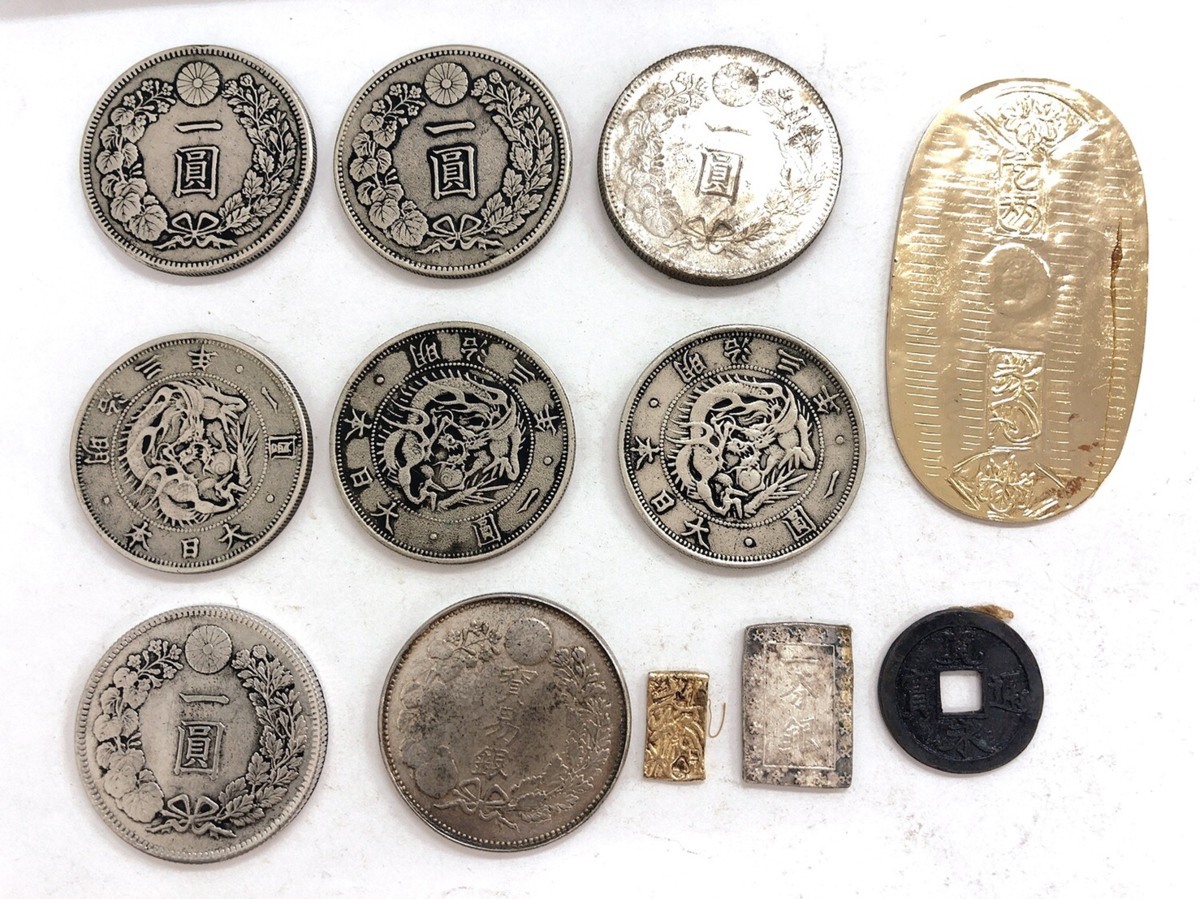 Yahoo!オークション 貿易銀 明治7年 銀貨 コイン 日本古銭 「貿易銀 大