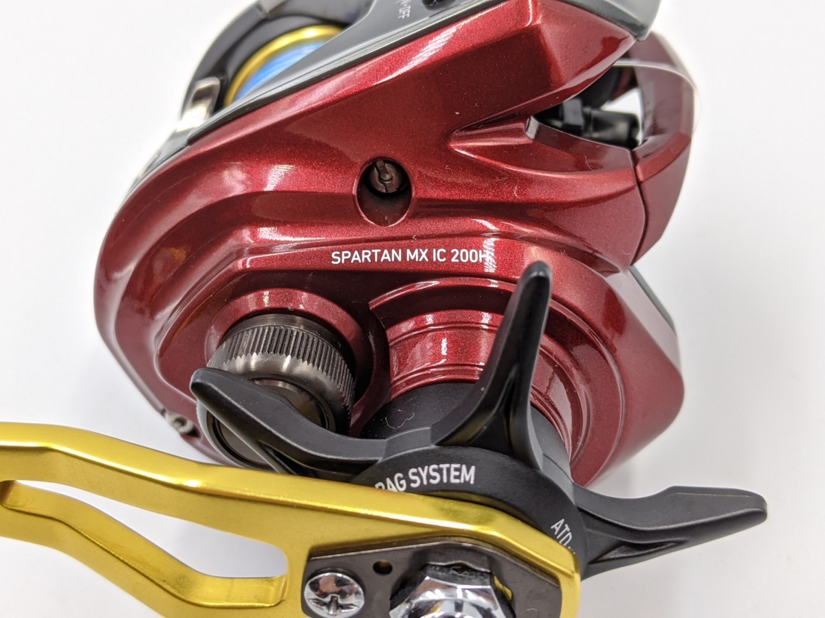DAIWA SPARTAN IC MX 200H ベイトリール 赤 DAIWA SPARTAN MX IC 200H
