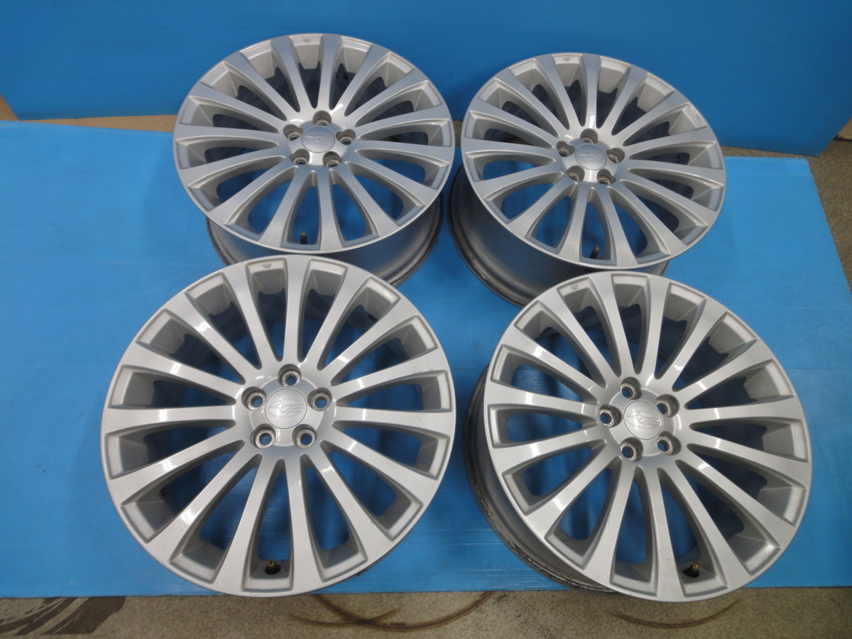 中古 スバル純正 レガシィ 18インチ アルミホイール 7.5j