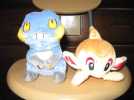 ポケモンふわふわぬいぐるみ　ヒコザル＆グレッグル_1