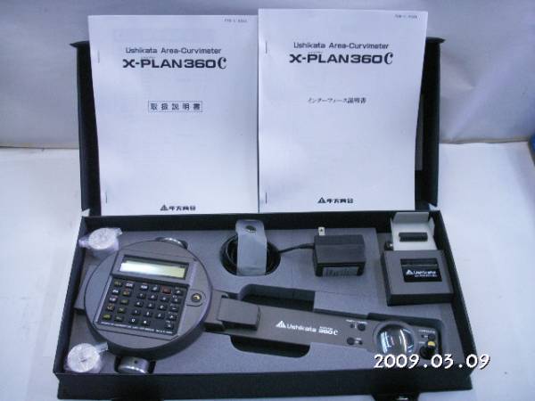90217測量☆USHIKATA☆牛方商会プラニメータＸ－PLAN３６０Ｃ_1