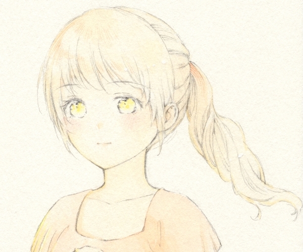 金の瞳 手描きイラスト オリジナル B6 手描きイラスト 売買されたオークション情報 Yahooの商品情報をアーカイブ公開 オークファン Aucfan Com