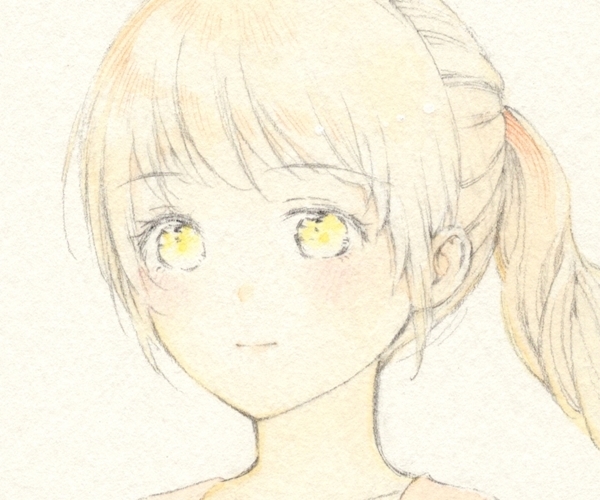 金の瞳 手描きイラスト オリジナル B6 手描きイラスト 売買されたオークション情報 Yahooの商品情報をアーカイブ公開 オークファン Aucfan Com