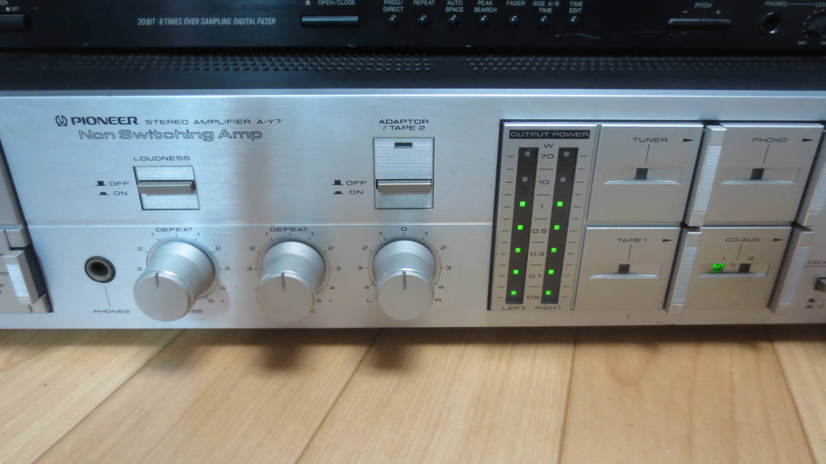 【通電確認済】Pioneer A-Y7 パイオニア ステレオアンプ ジャンク品 Yahoo!オークション - [K0245] ジャンク品 PIONEER F-Y7 MA-Y7 A-Y7 CT