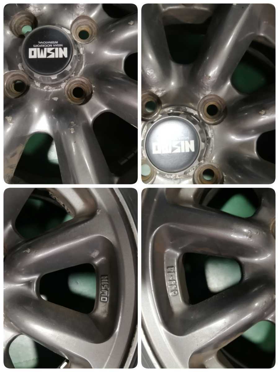 軽自動車に Nismoアルミホイール 6j 40 タイヤセット 155 55r14 ミラ アルト ミラジーノ エッセ ワゴンrなどに ラジアルタイヤ 売買されたオークション情報 Yahooの商品情報をアーカイブ公開 オークファン Aucfan Com