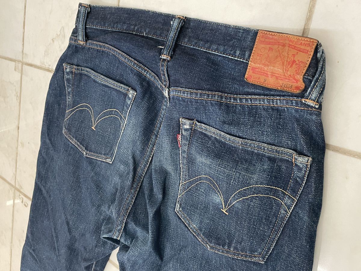 DENIM AGING REAL SAMURAI S0511XX 250回履いて、何度も洗濯した後の