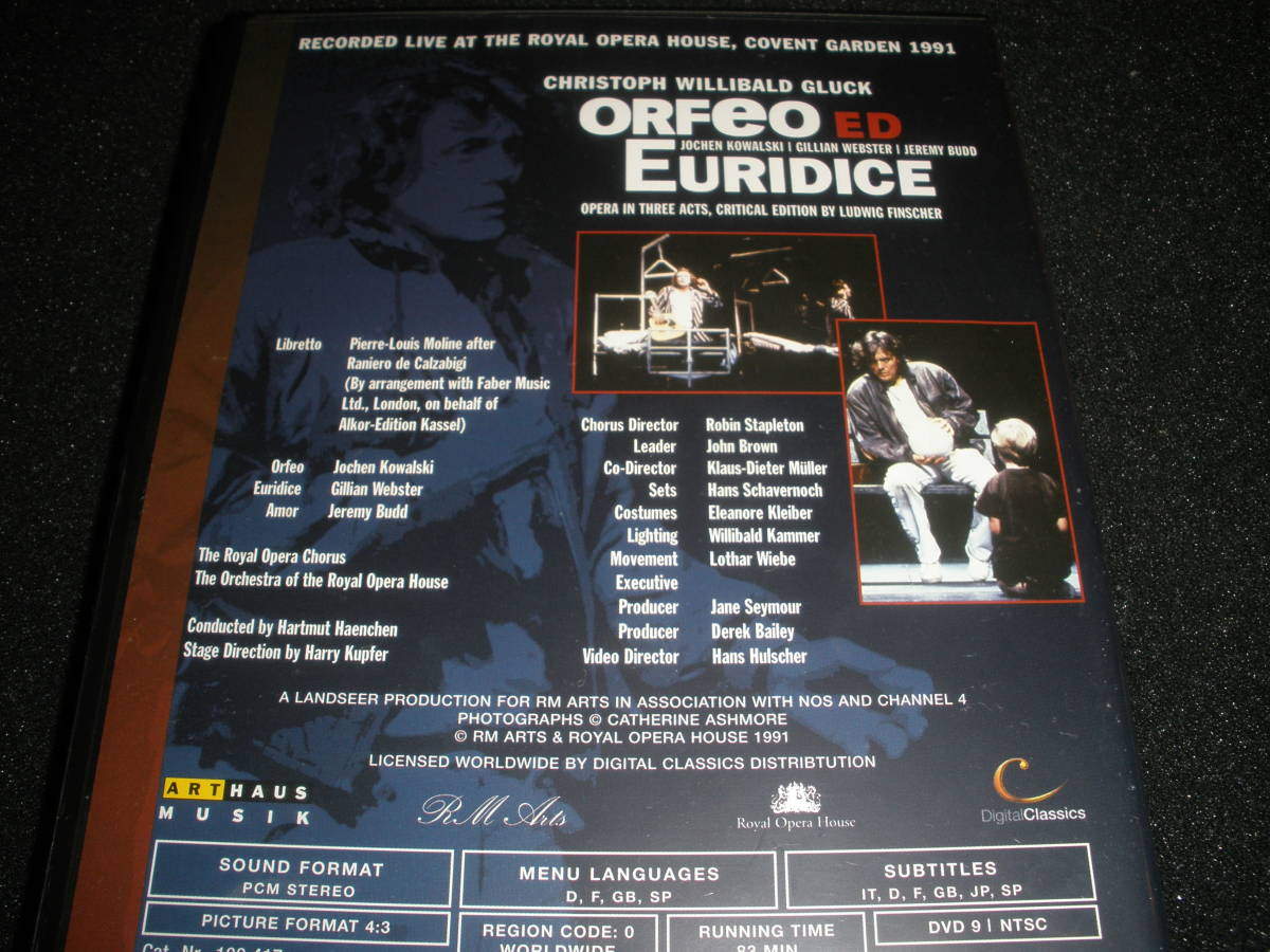 グルック:オルフェオとエウリディーチェ（CD・DVD）の通販 DVD
