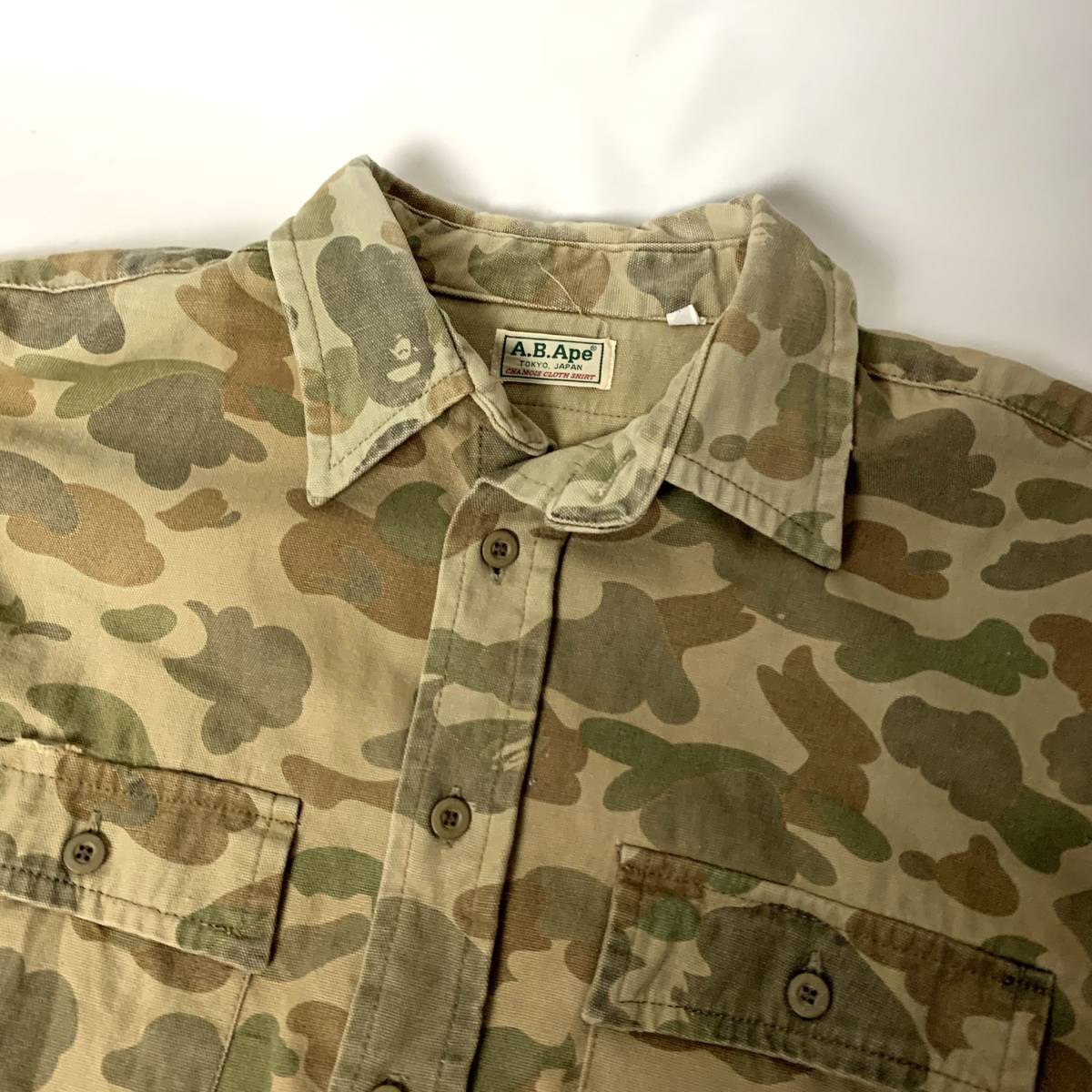 貴重 レア 初期 正規品 A.B.APE A BATHING APE アベイシング エイプ