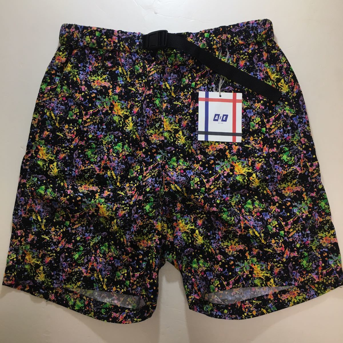 【100%新品，爆買い】 AIE ショーツ ショートパンツ ペイント マルチカラー サイズM イージーショーツ(Mサイズ)｜売買されたオークション情報、yahooの商品情報をアーカイブ公開 - オークファン Mサイズ