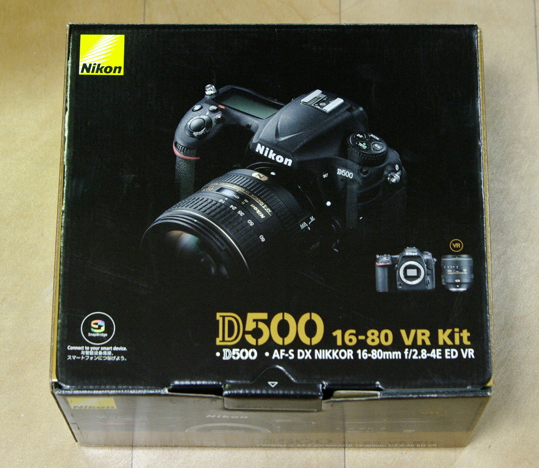 D500 Nikon VR レンズキット 16-80 Nikonニコン『D500 ショット数11175 