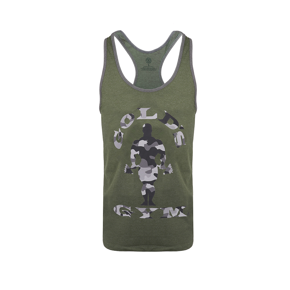 『超希少』GOLD'S GYM タンクトップ グリーン ゴールドジム Gold's Gym タンクトップ M Army Green Muscle Joe 新品