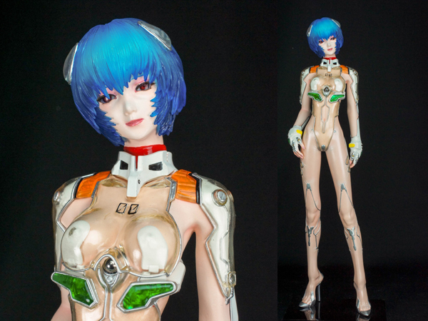 綾波レイ シースルー 荒木元太郎 ガレージキット 完成品 ワンフェス