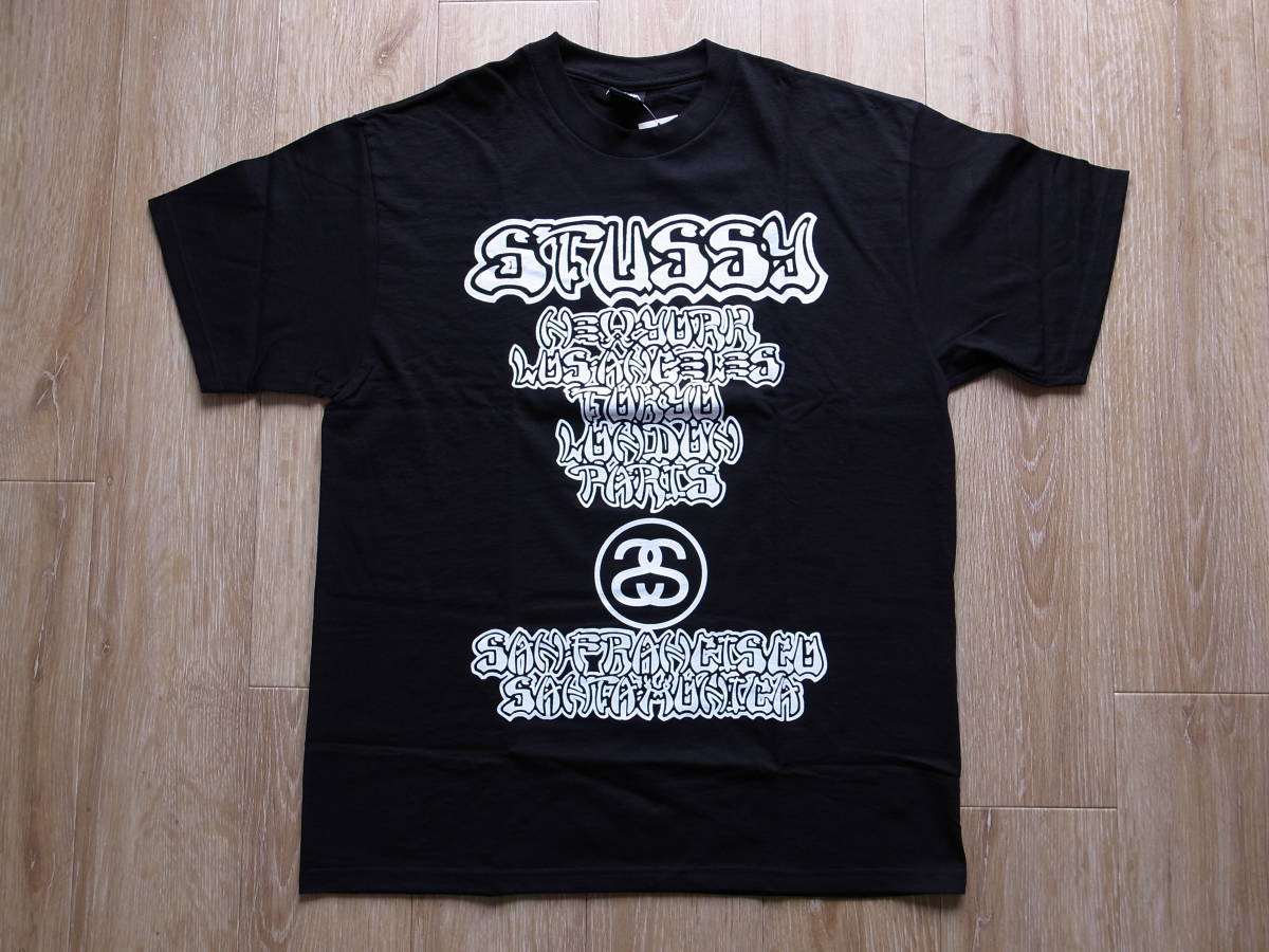 新古品】STUSSY WORLD TOUR 2006 × WES HUMPSTON Tシャツ size L 黒 