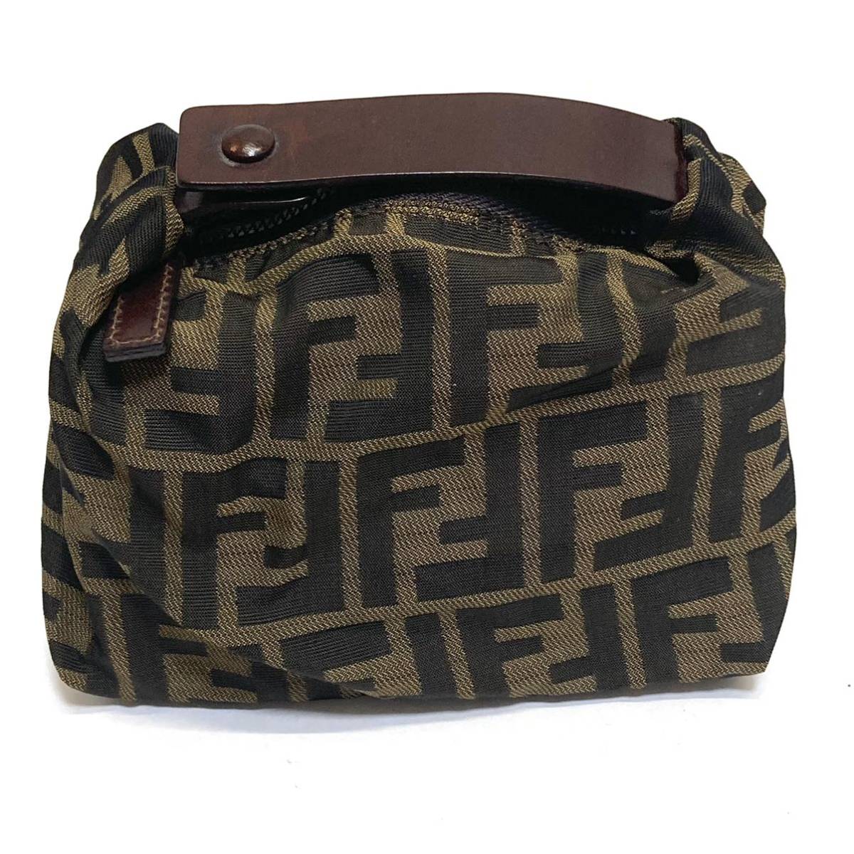 フェンディ FENDI ズッカ柄 ズッカハンドバッグ バニティ レザー FENDI 