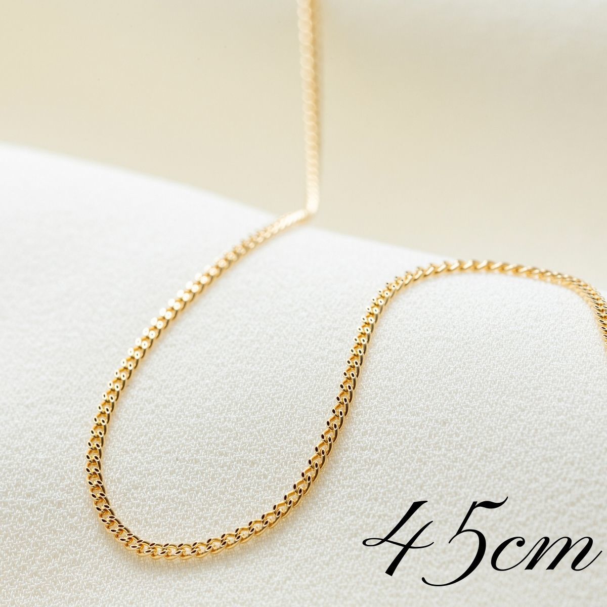 45cm 喜平 ネックレス 18金 K18 喜平ネックレス チェーンネックレス 