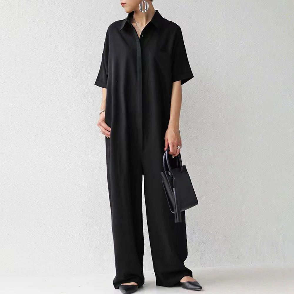 シャツ ワンピース レディース　オールインワン　オーバーオール新品