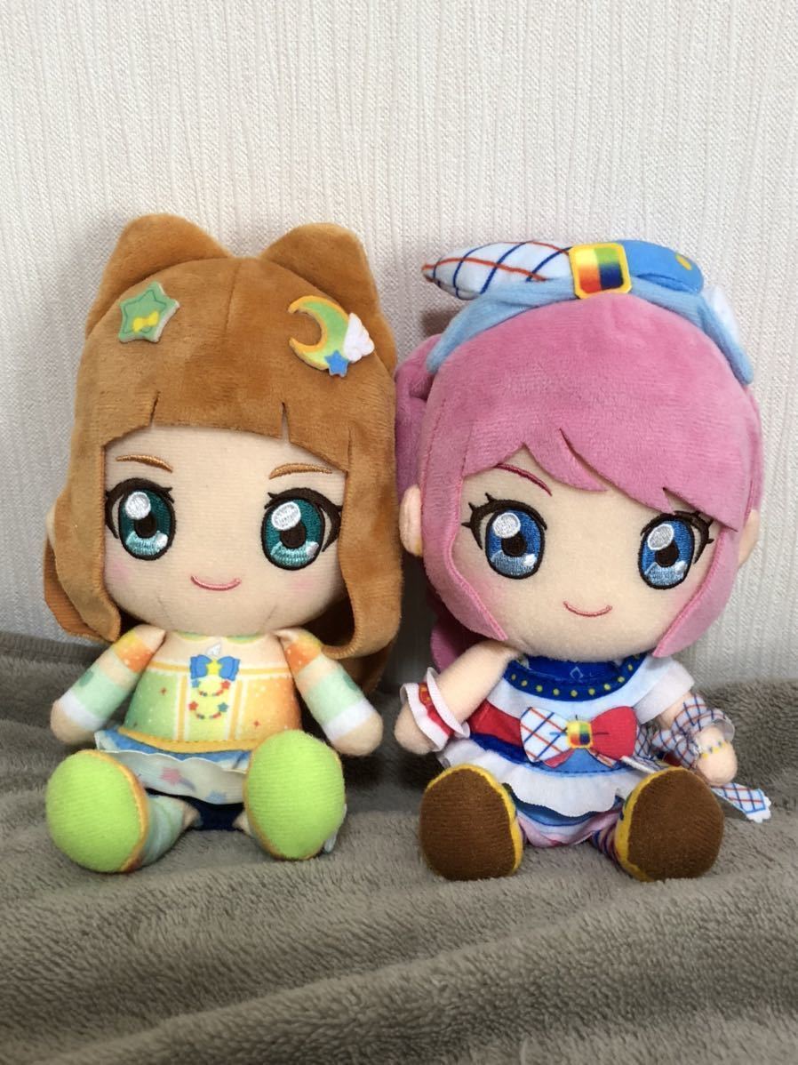 アイカツ! chibi ぬいぐるみ　フワフワドリーマー　早乙女あこ　花園きらら