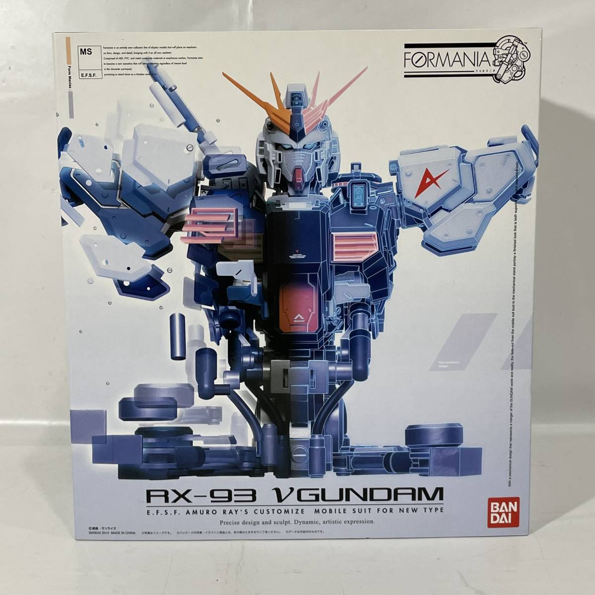 FORMANIA ニューガンダム 開封済み未使用品 本体未開封】 BANDAI FORMANIA フォルマニア RX-93 νガンダム