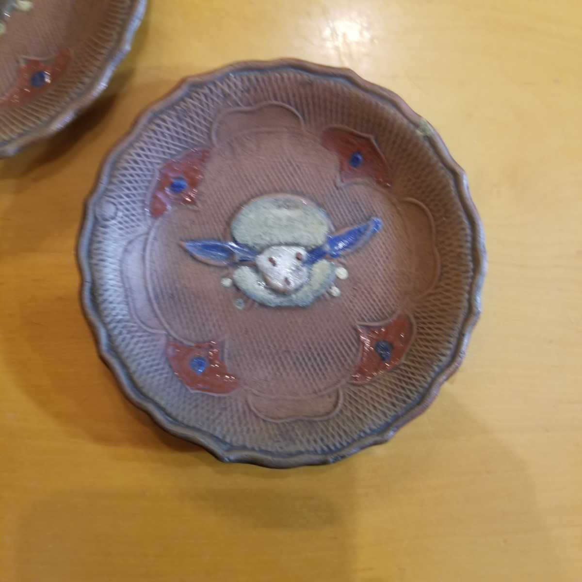 濱うさぎ 横濱の創作和菓子 煎餅 備前うさぎ文せんべい皿 うさぎ文皿