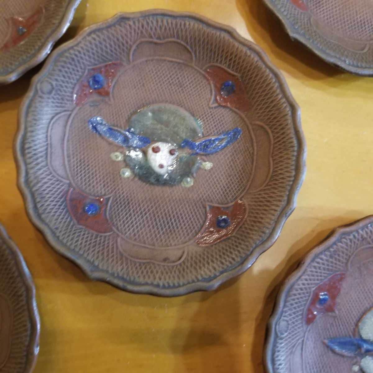 濱うさぎ 横濱の創作和菓子 煎餅 備前うさぎ文せんべい皿 うさぎ文皿