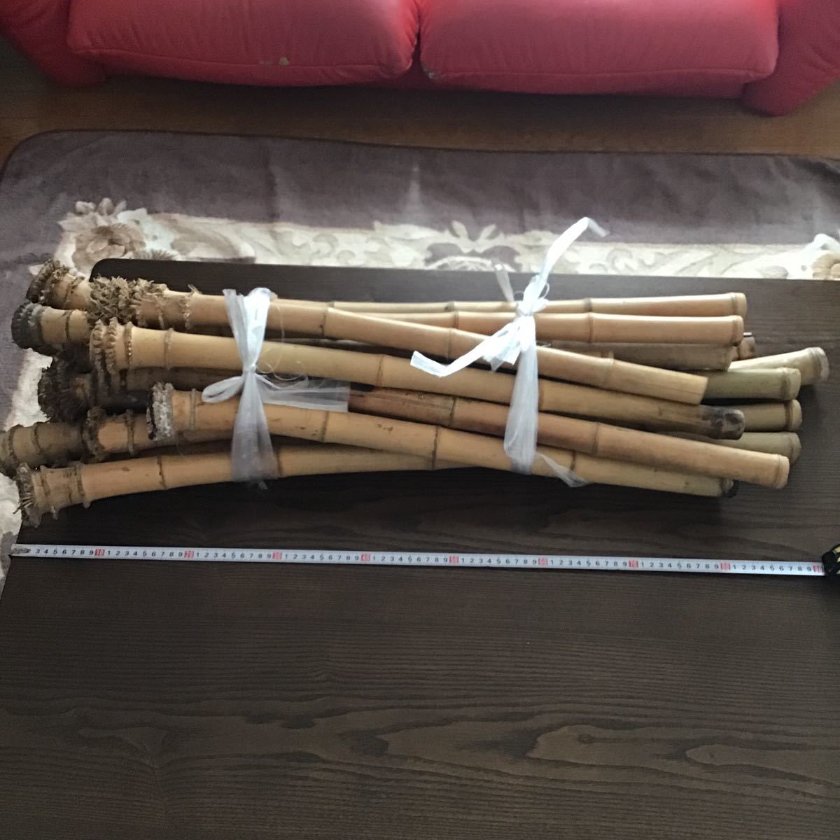 ◆布袋竹◆観音竹◆羅漢竹◆六本六様◆材料◆尺八　原料　まとめ売り　煤竹　古竹