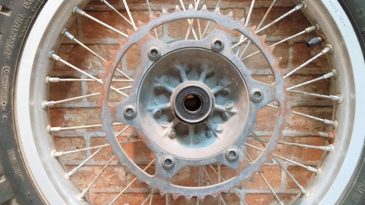 KDX125SR カワサキ 純正 リア ホイール 18×1.85 ホイール & ディスク