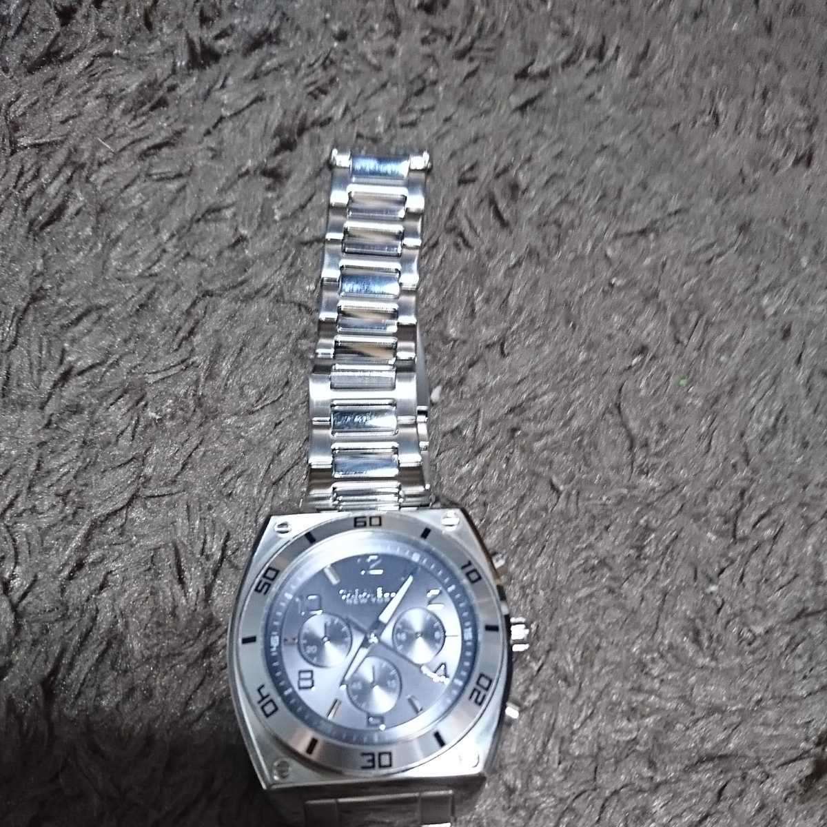 (ブローバ キャラベル)[キャラベル by ブローバ]Caravelle by Bulova 43A120 New York Chronograph Gunmetal Dial Stainless Steel メンズ _5