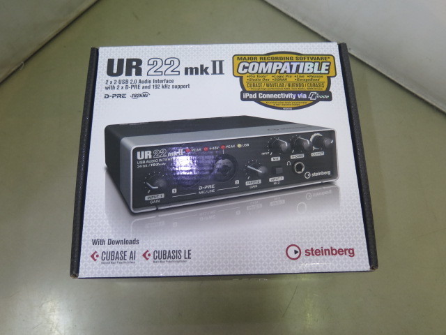 HOT，新品 1円 ##steinberg オーディオインターフェース UR22mkⅡ(オーディオインターフェース)｜売買されたオークション情報、yahooの商品情報をアーカイブ公開 - オークファン オーディオインターフェース